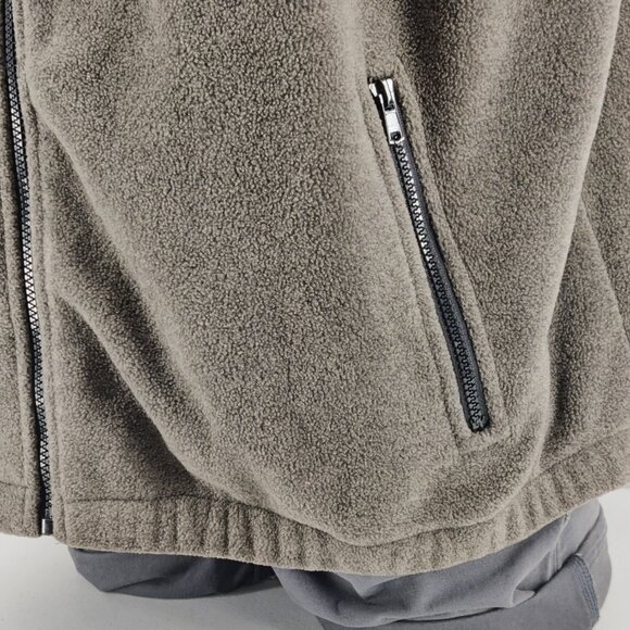 Ducks Unlimited Vest Mens 3XL Gray Fleece Full Zip Embroidered Hunting Outdoors - Picture 6 of 11